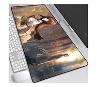 Steins Gate Tappetino per XXL Mouse da Gioco - Gaming Mousepad Extra Grande 900 x 400mm - Pad 3mm con Base in Gomma Antiscivolo - Spessore 3mm Anime Tappetino Mouse, B