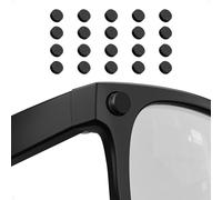 Steinwhale Adesivi Oscuranti LED per Ray-Ban Meta Wayfarer/Skyler/Headliner & Oakley, Copri Spia Luminosa Riutilizzabili a Bassa Aderenza, Kit 20 Pezzi Nero Opaco Senza Residui