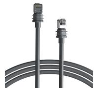 Steinwhale Cavo Ethernet per Starlink Standard/Gen 3 e Mini 5 m, jack a cilindro impermeabile, 26 AWG CAT5E 1000 Mbps trasferimento dati, uso esterno, resistente al freddo e al calore, cavo di