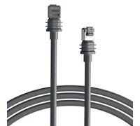 Steinwhale Ethernet Cable for Starlink Standard/Gen 3 and Mini 3M/10FT, Waterproof Barrel Jack, 26AWG CAT5E 1000Mbps Data Transfer, Outdoor Use, Cold & Heat Resistant, Replacement Extension Cable