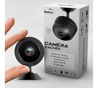Stelary Telecamera Spia | Supporto Magnetico | Telecamera Nascosta Mini HD 1080P | Sorveglianza discreta Visione Notturna | Telecamera Sicuro per Casa | Micro SD 128 GB | WiFi-Bluetooth | Facile da
