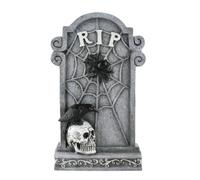 Stele di Halloween | Pietre Tombali di Halloween RIP | e Stelle in Miniatura per Accessori, Artigianato, Cimitero, Recinzione, Prato, Decorazione Esterna