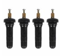 Steli della valvola degli pneumatici, sistema di monitoraggio della pressione dei pneumatici, sensore TPMS, 4 pezzi, in gomma, con stelo a scatto, strumento per auto