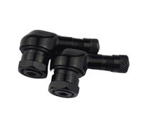 Steli delle valvole tubeless for pneumatici for ruote moto da 2 pezzi con angolo di 90 gradi for parti di ruote del cerchione(Green)