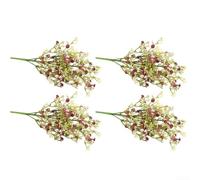 Steli finti per respiro del bambino, 36 cm, in plastica, decorazione per | Design realistico, lunghezza 36 cm, perfetto per bouquet da sposa, matrimoni, look bianco realistico