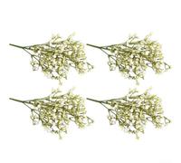 Steli finti per respiro del bambino, 36 cm, in plastica, decorazione per | Design realistico, lunghezza 36 cm, perfetto per bouquet da sposa, matrimoni, look bianco realistico