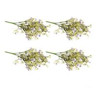 Steli finti per respiro del bambino, 36 cm, in plastica, decorazione per | Design realistico, lunghezza 36 cm, perfetto per bouquet da sposa, matrimoni, look bianco realistico