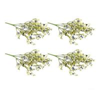 Steli finti per respiro di bambino, 36 cm, in plastica, decorazione per | Design realistico, lunghezza 36 cm, perfetto per bouquet da sposa, matrimoni, look bianco realistico