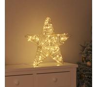 Stella 3D 50 LED Bianco caldo 55 x 52.5 x 9 cm Rattan
