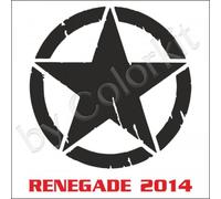 Stella adesiva per cofano Jeep Renegade 2014 - by Colorkit