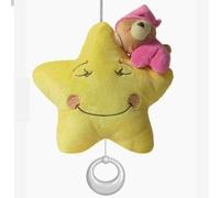 stella CARILLON con orsetto pigiamino baby(0 mesi +) ninna nanna ROSA DE.CAR2