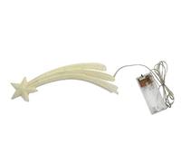Stella COMETA 19 CM con LUCI Fissa O INTERMITTENTE Decorazione PRESEPE Albero di Natale Idea Regalo