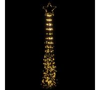 Stella Cometa per Albero di Natale Puntale Cascata con 465 Led Bianco Caldo