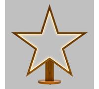 Stella con Base H55cm LED BIANCO CALDO