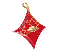 Stella Confezione Natalizia con Assortimento di Torroncini alla mandorla e ai Pistacchi Ricoperti ai Gusti Vaniglia, Cioccolato Fondente, Arancia e Limone per condorelli 45g