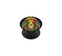 Stella di David, leone di Giuda Zion Emblema PopSockets PopGrip Adesivo