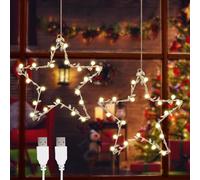 Stella di Natale a LED, per finestra, decorazione natalizia, per balcone, matrimonio