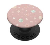 Stella di Natale Minimal Holiday Cute Soft Festive Design PopSockets PopGrip Adesivo