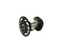 Massi Superlight 1-1/8" Ragno con Tappo per direzione, Sport e Aria Aperta, Nero, 1-1/8"