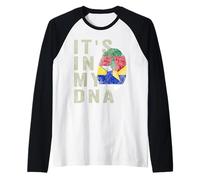 Stella drusa, bandiera drusa, simbolo druso, come Suwayda, Siria, Libano. Maglia con Maniche Raglan