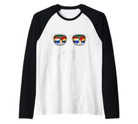 Stella drusa, bandiera drusa, simbolo druso, come Suwayda, Siria, Libano. Maglia con Maniche Raglan