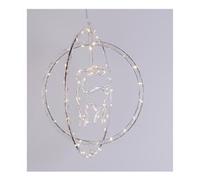 Stella, Fiocco, Albero (D32 cm) luce fissa (3pz) MICROLED IP20 78543