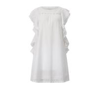 Stella Forest - Abito Midi con Volant e Broderie - - Dresses - Donna - Bianco - XS