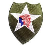 Stella indiana Logo - Toppe termoadesive Patch Toppa ricamate, misura: 8,5 x 10,2 cm