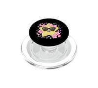 Stella Kawaii con occhiali da sole e fiori Sakura PopSockets PopGrip per MagSafe
