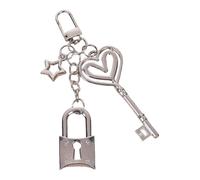 Stella Keychain Heart Ornaments Ornaments Metal Borse Borse Borsa A Pendente Decorazioni Creative Auto Chiave Heart Keychain Borsa Metallo Charm Charm Star Block Keyrings Appeding Ornning