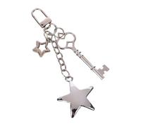 Stella Keychain Heart Ornaments Ornaments Metal Borse Borse Borsa A Pendente Decorazioni Creative Auto Chiave Heart Keychain Borsa Metallo Charm Charm Star Block Keyrings Appeding Ornning