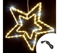Stella luminosa 50cm da 90 Led Bianco Caldo da esterno Wisdom
