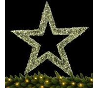 Stella Luminosa di Natale 3D a LED luce calda Larghezza 39 cm - 320 Luci