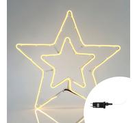 Stella luminosa Led 52cm Neon Flex Bianco Caldo Wisdom