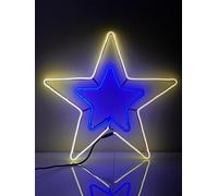 STELLA LUMINOSA LUCI DI NATALE NATALIZIE DA ESTERNO TUBO CON LUCE A LED IP44 [EEK: A+++]