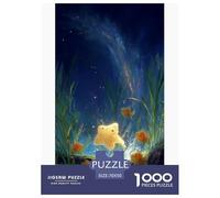 Stella luminosa Puzzle 3D 70x50cm/1000pcs Notte Gioco EduGattoivo Per Adulti E Adolescenti Rilassamento E Decorazione Regalo Pratico
