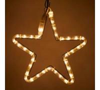 Stella Luminosa Tubo a Led Flexineon, Bianco Caldo, L. 33 x H. 33 cm