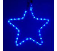Stella Luminosa Tubo a Led Flexineon, Blu, L. 33 x H. 33 cm