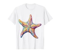 Stella marina, motivo mandala, opera d'arte, stella marina Maglietta