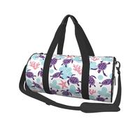 Stella marina retrotartaruga, Borsone da viaggio di grande capacità Borsa rotonda Borsa da viaggio sportiva Borsa da viaggio Borsa da fitness