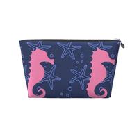 Stella marina sagoma cavalluccio marino, Borsa da toilette Borsa per trucco Borsa per cosmetici Borsa da toilette da viaggio portatile