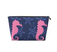 Stella marina sagoma cavalluccio marino, Borsa per il trucco Borsa per cosmetici Borsa da toilette da viaggio portatile Borsa da toilette