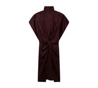 Stella McCartney - Abito midi a stampa serpente con spalline e dettaglio twist - - Dresses - Donna - Rosso - XS