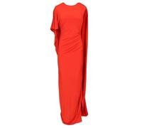 Stella McCartney - Asymmetrical cape maxi dress - - Dresses - Donna - Rosso - M