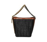 Stella McCartney - Borsa in Tweed con Manico a Catena - -Bags -Donna -Nero -ONE SIZE