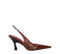 Stella McCartney Brown Leather High Heel Pumps - EU39/US9