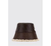 STELLA MCCARTNEY Cappello bucket in Eco Alter Mat con logo metallico 58 Caffe