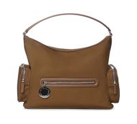 Stella McCartney - Dartmoor Borsa a spalla con tasca con zip - -Bags -Donna -Marrone -ONE SIZE