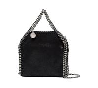 Stella McCartney - Elegante Borsa Nera con Cuciture a Frusta - - Bags - Donna - Nero - ONE SIZE