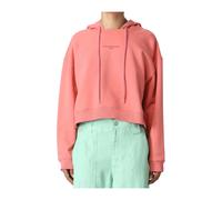 Stella McCartney - Felpa con cappuccio e coulisse con logo - - Sweatshirts & Hoodies - Donna - Rosa - S